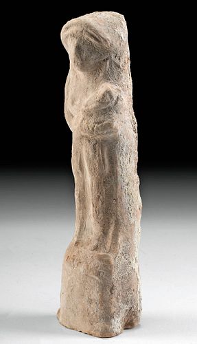 PHOENICIAN POTTERY VOTIVE FIGURE 370aa2