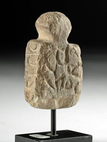 ANCIENT ANATOLIAN STONE IDOL W  370aa3