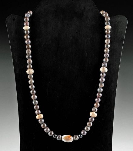 NECKLACE W FOSSILIZED COPROLITE 370ac0