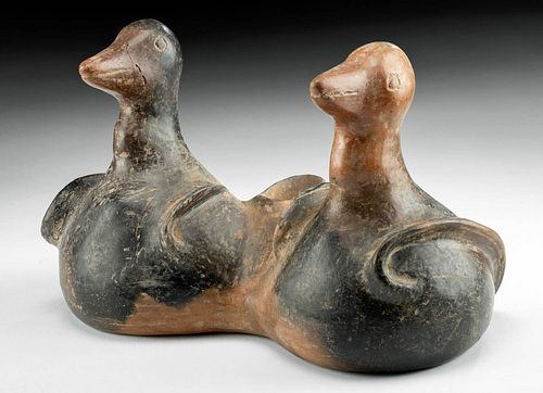 COLIMA EFFIGY VESSEL CONJOINED DUCKS**Originally