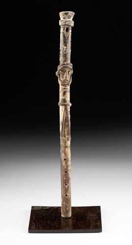 COLIMA POTTERY FIGURAL FLUTE  370ad8