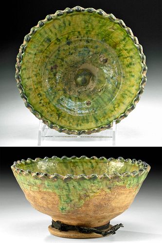 19TH C. MOROCCAN BERBER GLAZED