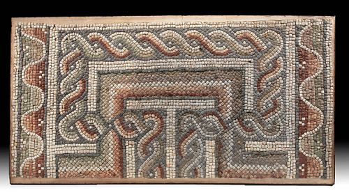 EXHIBITED / PUBLISHED ROMAN MOSAIC