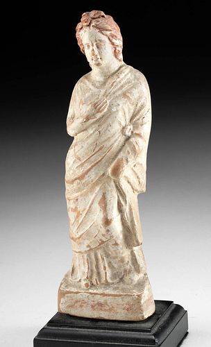 GREEK CANOSAN FEMALE VOTIVE FIGURE,