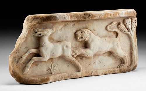 ROMAN SARCOPHAGUS PANEL FRAGMENT 370b07