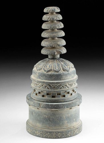 2ND C GANDHARAN SCHIST RELIQUARY 370bab