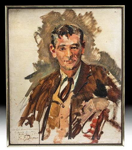 WILLIAM DRAPER PORTRAIT OF LEONARD BERNSTEIN