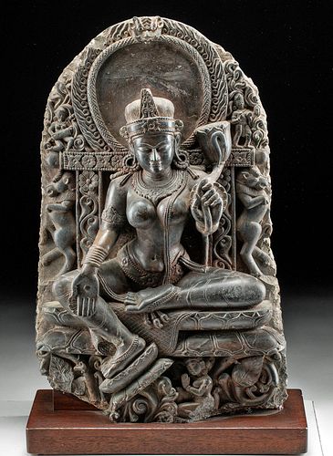 SUPERB 10TH C. INDIAN PALA STONE