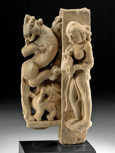 10TH C. INDIAN RAJASTHAN RELIEF