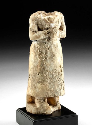 MESOPOTAMIAN MARBLE CULT FIGURE 370c3a