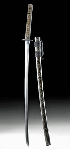 17TH C. JAPANESE EDO STEEL KATANA