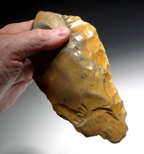 STONE AGE ACHEULEAN HOMO ERECTUS FLINT