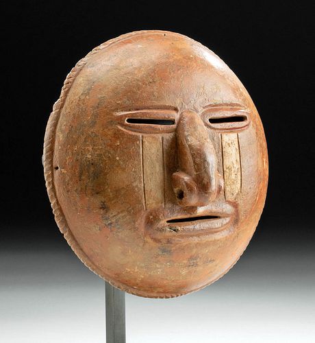 RARE CALIMA / MALAGAN POTTERY MASK