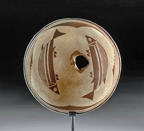 IMPORTANT MIMBRES POTTERY BOWL 370c9f