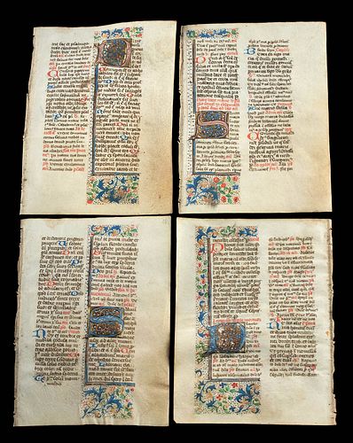 15TH C EUROPEAN ILLUMINATED MANUSCRIPT 370cb1