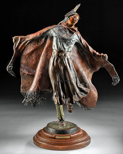 SIGNED SUSAN KLIEWER BRONZE NAVAJO