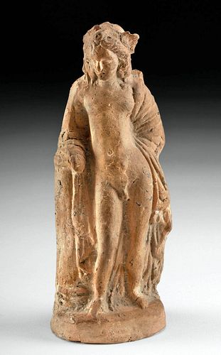 GREEK HELLENISTIC TERRACOTTA FIGURE