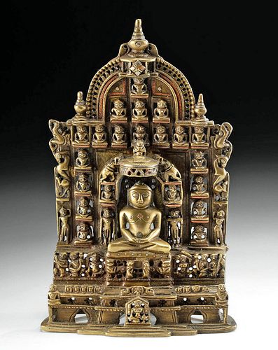 20TH C INDIAN RAJASTHAN JAIN BUDDHIST 370dcd