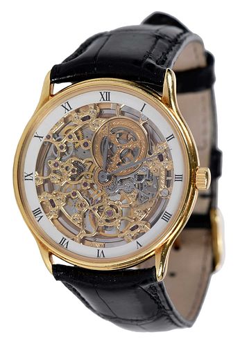 18KT. AUDEMARS PIGUET AUTOMATIC SKELETON