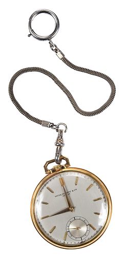 18KT PATEK PHILIPPE POCKET WATCH43 0mm  370df4