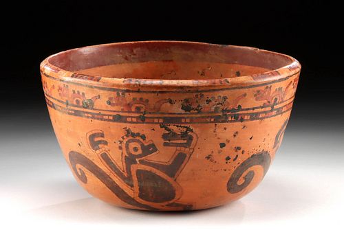 MAYA ULUA VALLEY POLYCHROME BOWL 370dfd