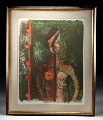 FRAMED SIGNED TAMAYO LITHOGRAPH 370e66