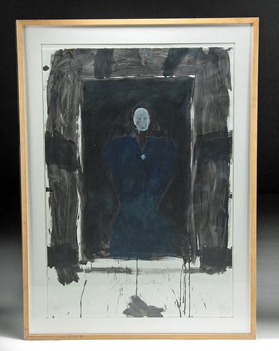 SIGNED FRITZ SCHOLDER PAINTING 370e73