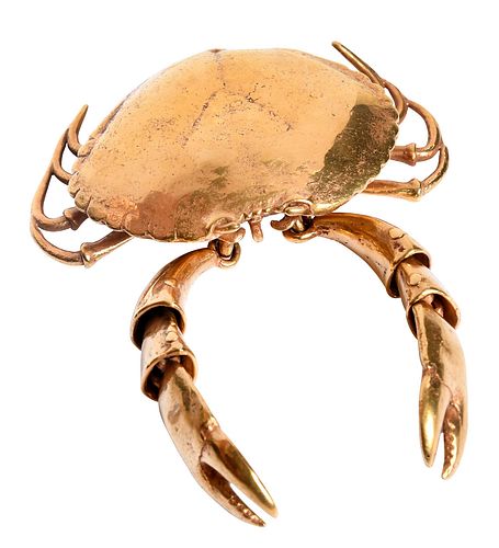 DIQUIS STYLE GOLD ALLOY CRAB WITH