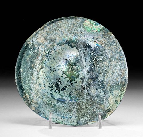 ROMAN GLASS DISH INCREDIBLE IRIDESCENCERoman,