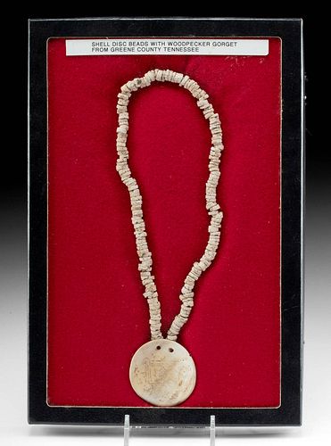 MISSISSIPPIAN SHELL NECKLACE W/