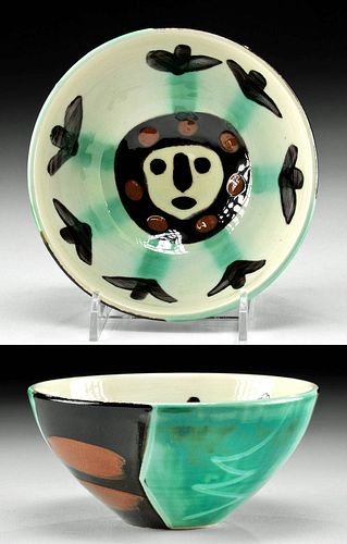 PABLO PICASSO CERAMIC BOWL VISAGE  370f7a