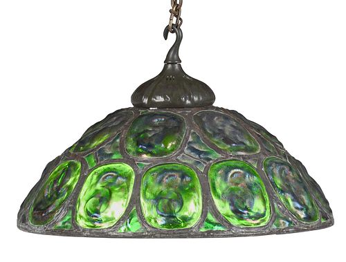 TURTLEBACK TILE CHANDELIER IN THE STYLE