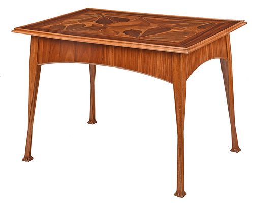 LOUIS MAJORELLE ATTRIBUTED FRUITWOOD