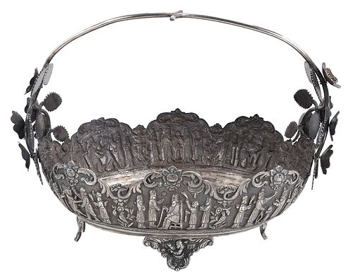 PERSIAN SILVER BASKETearly 20th