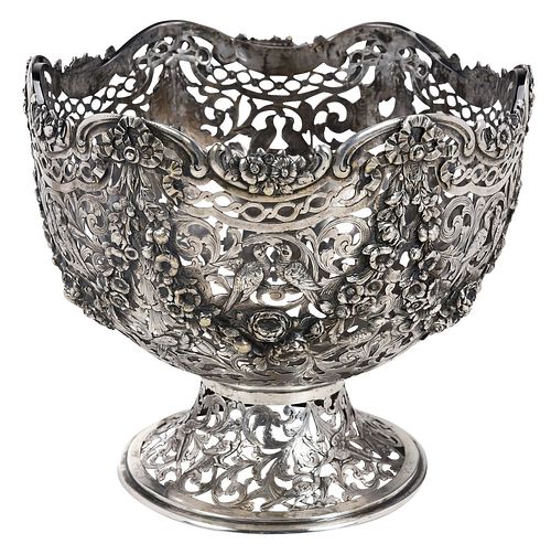 GERMAN SILVER CENTER BOWL WITH 370fe6