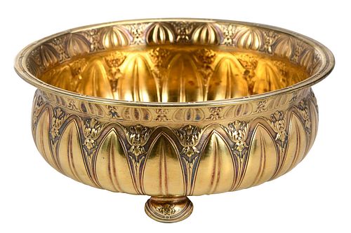 TIFFANY SILVER AND GILT BOWLAmerican  370ffc