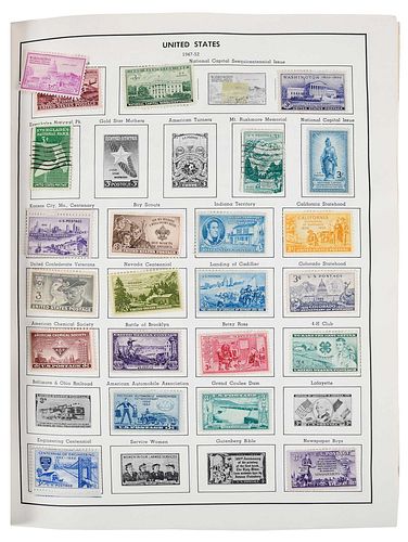 EIGHT ALBUMS OF STAMPS, U.S., WORLD,
