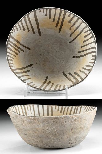 EXHIBITED ANASAZI POTTERY BLACK-ON-WHITE