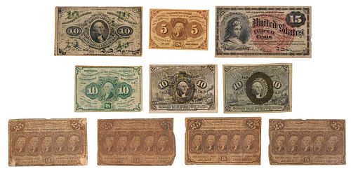 GROUP OF FRACTIONAL CURRENCY, 20