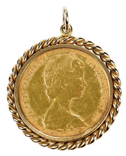 1977 BERMUDA $100 GOLD COIN IN