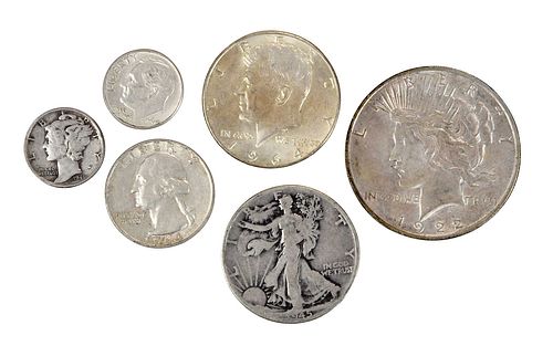 OVER 460 FACE VALUE IN SILVER 371067