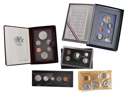 20TH CENTURY MINT AND PROOF COIN SETS1955