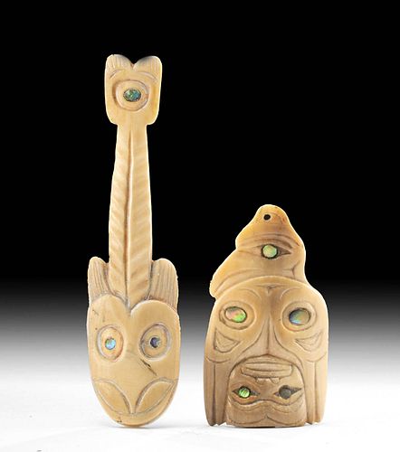 19TH C TLINGIT HAIDA WALRUS 37108f