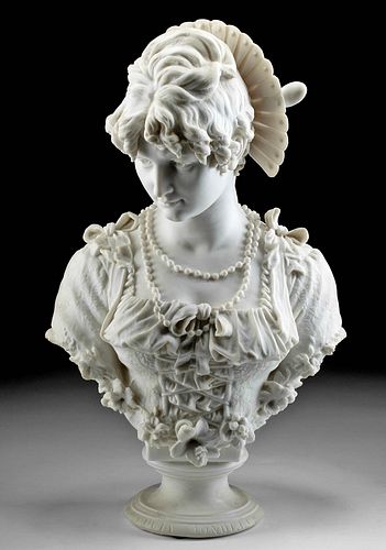 19TH C ITALIAN PARIAN PORCELAIN 3710fb