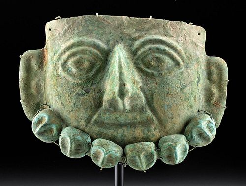 MOCHE COPPER MASK STYLIZED LORD 371116