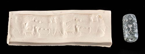 NEO BABYLONIAN STONE CYLINDER SEAL 371160