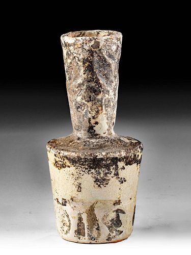 9TH C ISLAMIC INCISED GLASS BOTTLE Originally 371166