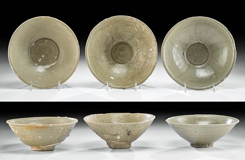 THREE CHINESE SONG DYNASTY POTTERY 371170
