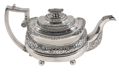 GEORGE III ENGLISH SILVER COFFEE