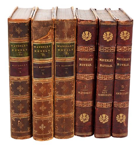 45 LEATHERBOUND VOLUMES, WAVERLY